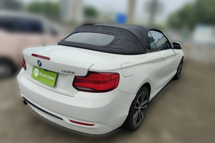 Used BMW 2 Series 2018 220i Convertible Coupe Sports Design Package Rear Right 45 Deg