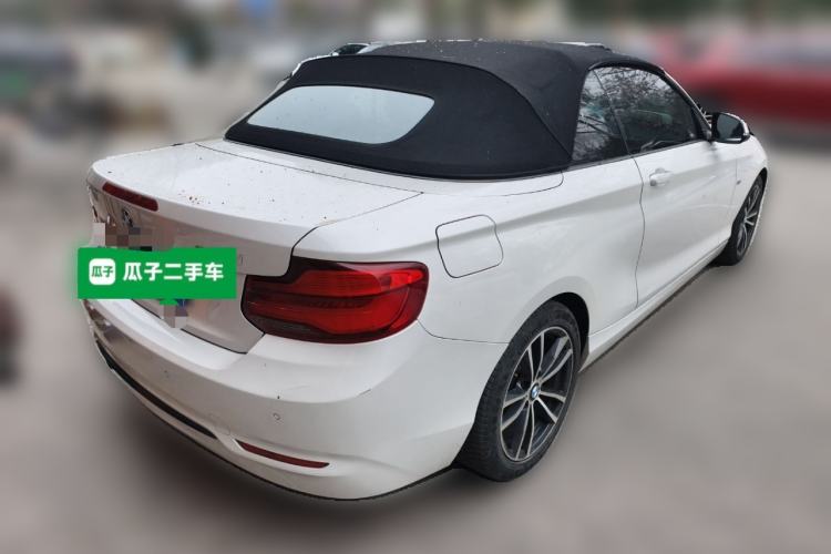 Used BMW 2 Series 2018 220i Convertible Coupe Sports Design Package Rear Right 45 Deg