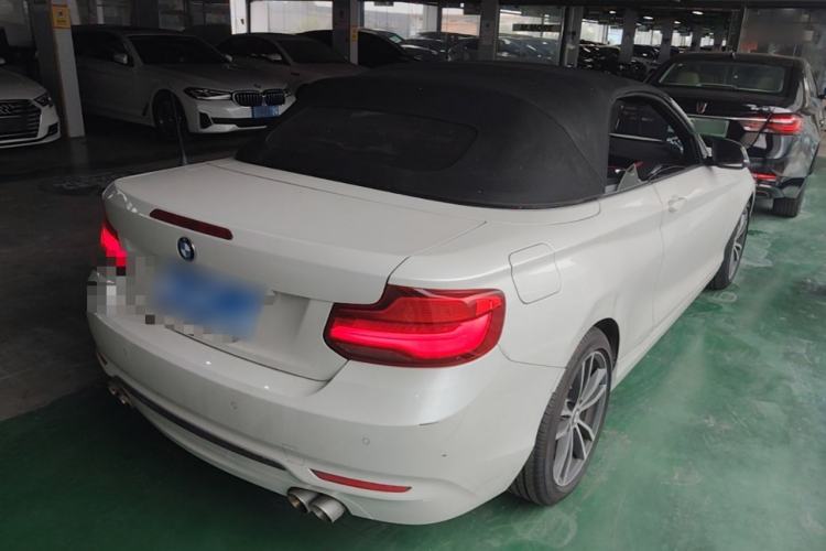 Used BMW 2 Series 2018 220i Convertible Coupe Sports Design Package Rear Right 45 Deg
