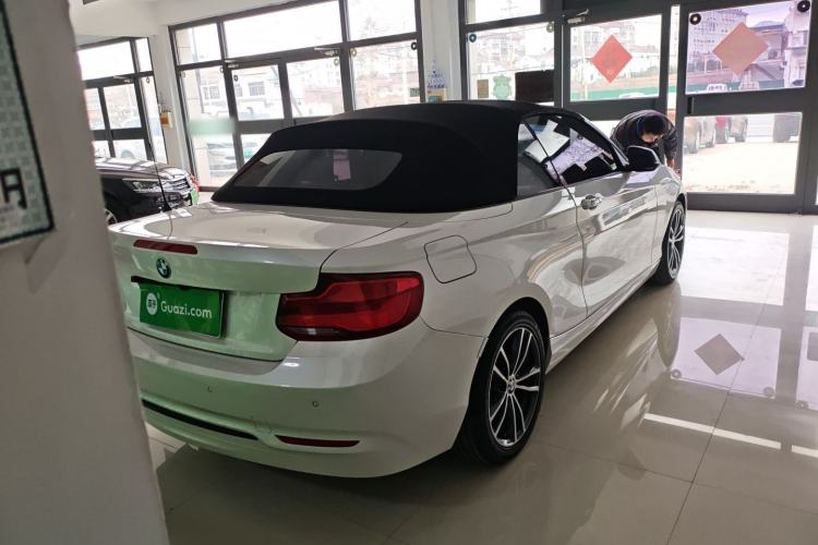Used BMW 2 Series 2018 220i Convertible Coupe Sports Design Package Rear Right 45 Deg