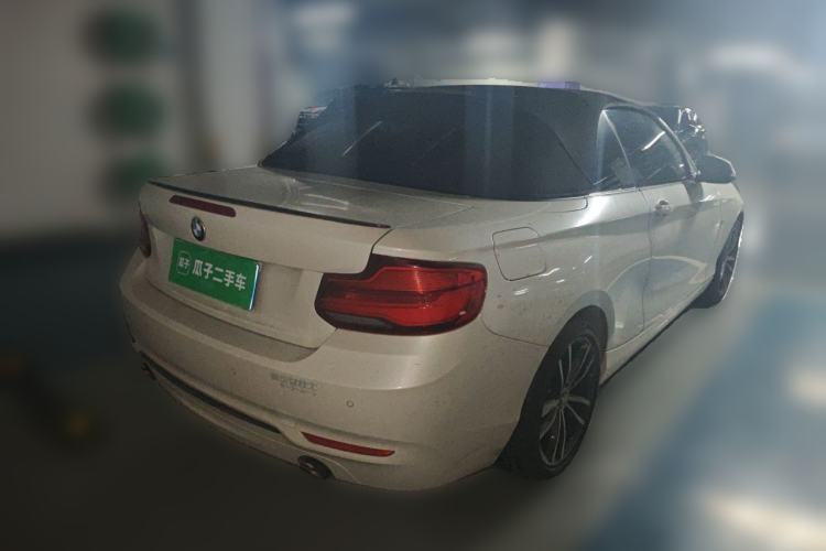 Used BMW 2 Series 2018 220i Convertible Coupe Sports Design Package Rear Right 45 Deg