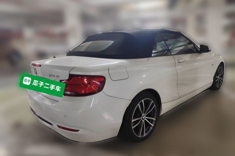 Used BMW 2 Series 2018 220i Convertible Coupe Sports Design Package Rear Right 45 Deg
