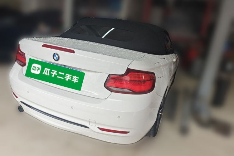 Used BMW 2 Series 2018 220i Convertible Coupe Sports Design Package Rear Right 45 Deg