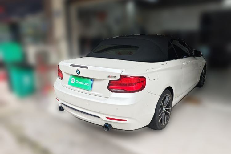 Used BMW 2 Series 2018 220i Convertible Coupe Sports Design Package Rear Right 45 Deg