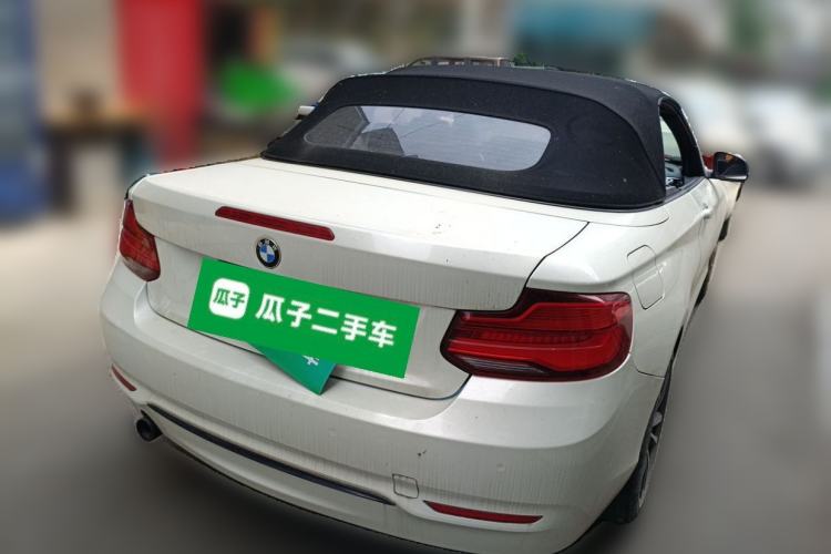 Used BMW 2 Series 2018 220i Convertible Coupe Sports Design Package Rear Right 45 Deg