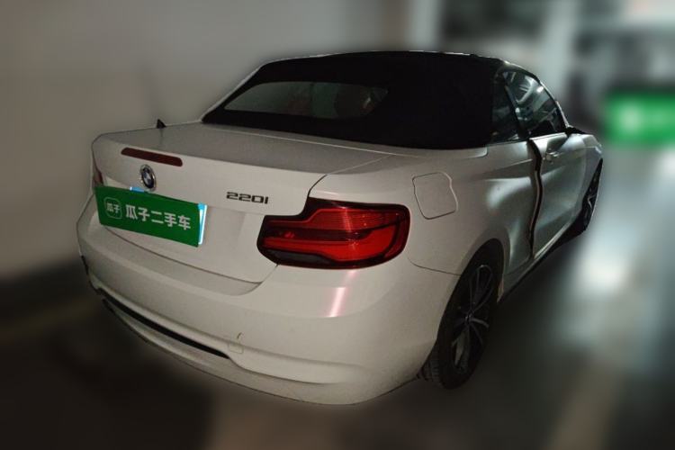 Used BMW 2 Series 2018 220i Convertible Coupe Sports Design Package Rear Right 45 Deg