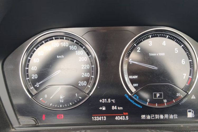 Used BMW 2 Series 2018 220i Convertible Coupe Sports Design Package Odometer Close Up