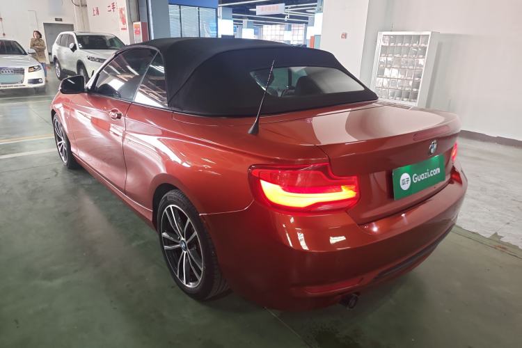 Used BMW 2 Series 2018 220i Convertible Coupe Sports Design Package Rear Left 45 Deg