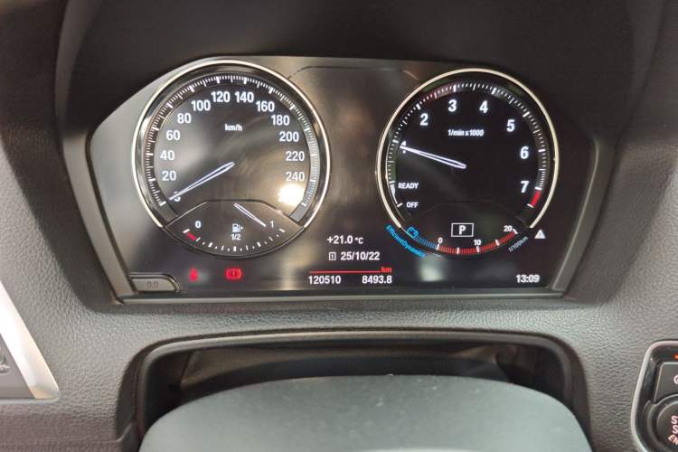 Used BMW 2 Series 2019 225i Luxury Model with M Sport Package Odometer Close Up