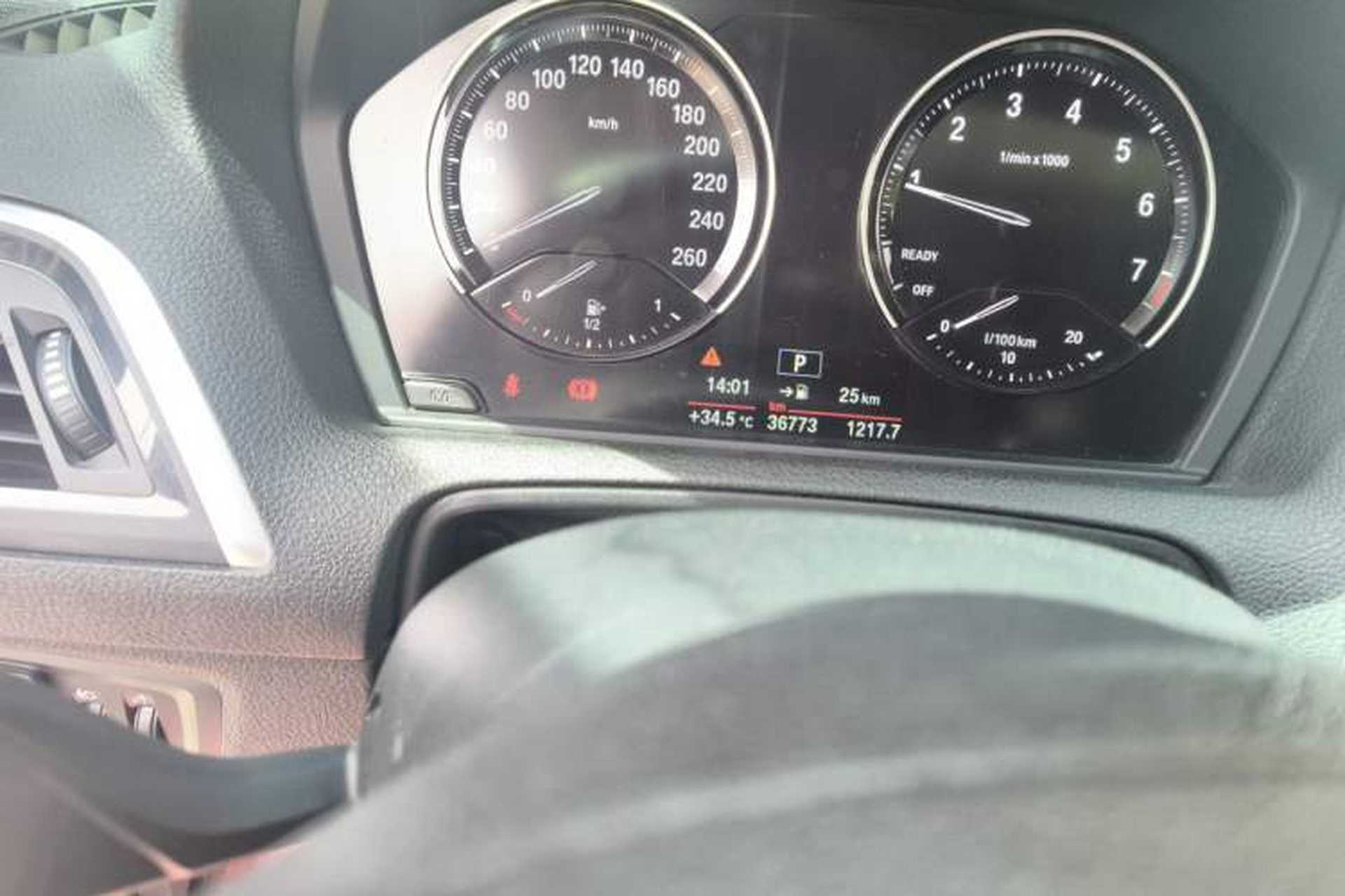 Used BMW 2 Series 2019 225i Sport Design Package Odometer Close Up