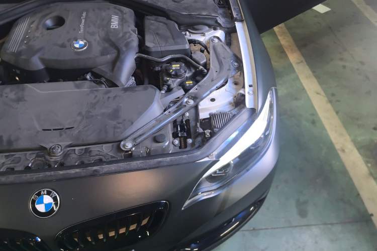 Used BMW 2 Series 2019 225i Convertible Coupe Sports Design Package Engine Bay Left