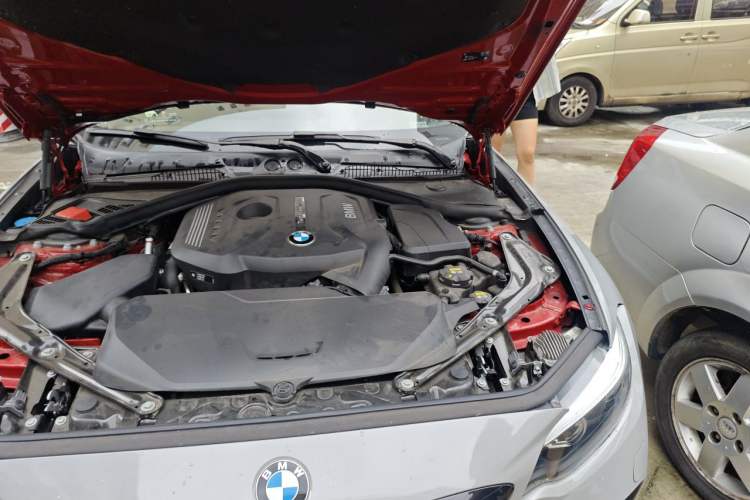 Used BMW 2 Series 2019 225i Convertible Coupe Sports Design Package Engine Bay Left