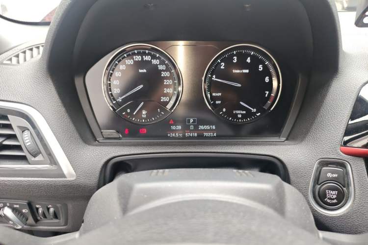 Used BMW 2 Series 2019 225i Convertible Coupe Sports Design Package Odometer Close Up