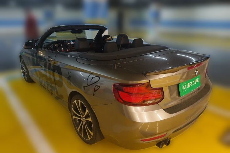 Used BMW 2 Series 2019 225i Convertible Coupe Sports Design Package Rear Left 45 Deg