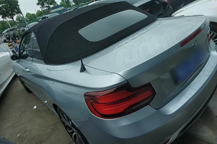 Used BMW 2 Series 2019 225i Convertible Coupe Sports Design Package Rear Left 45 Deg