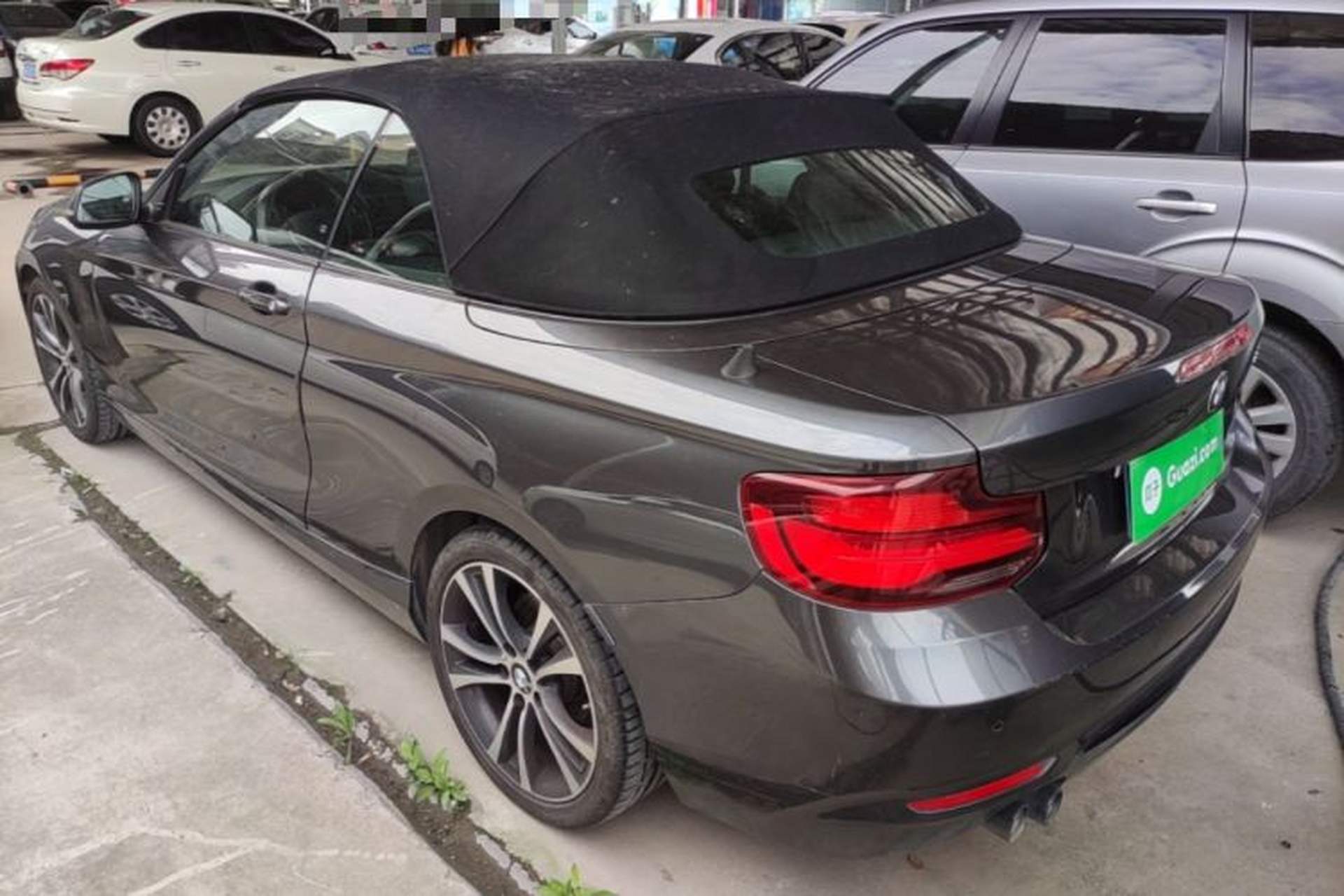 Used BMW 2 Series 2019 225i Convertible Coupe Sports Design Package Rear Left 45 Deg