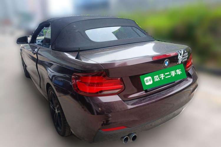 Used BMW 2 Series 2019 225i Convertible Coupe Luxury Edition M Sport Package Rear Left 45 Deg