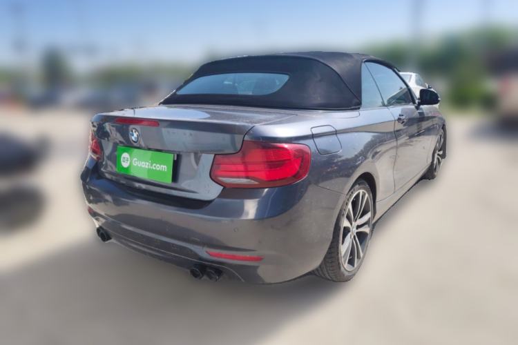 Used BMW 2 Series 2019 225i Convertible Coupe Sports Design Package Rear Right 45 Deg