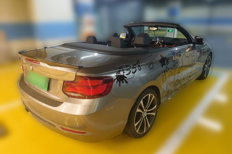 Used BMW 2 Series 2019 225i Convertible Coupe Sports Design Package Rear Right 45 Deg
