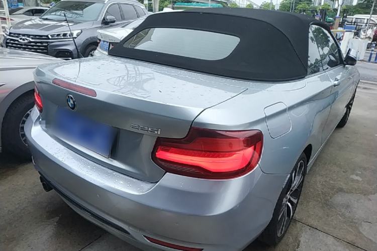 Used BMW 2 Series 2019 225i Convertible Coupe Sports Design Package Rear Right 45 Deg