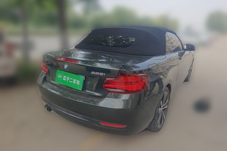 Used BMW 2 Series 2019 225i Convertible Coupe Sports Design Package Rear Right 45 Deg