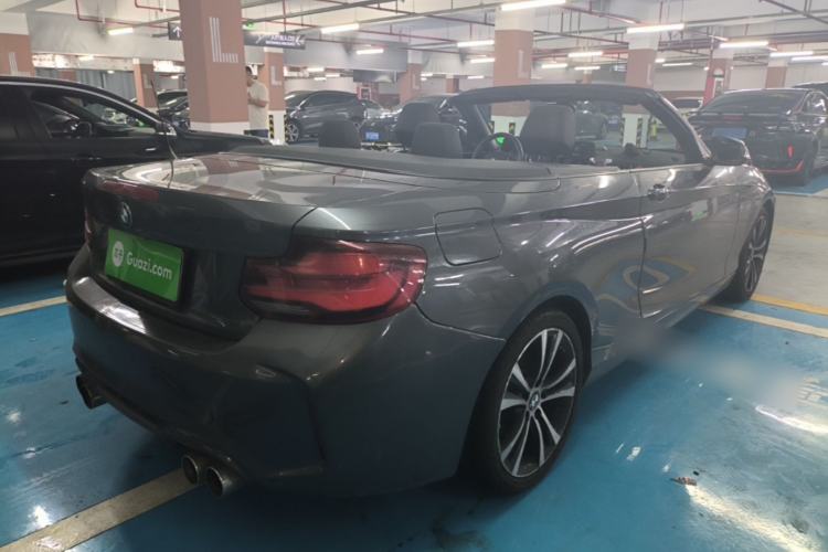 Used BMW 2 Series 2019 225i Convertible Coupe Sports Design Package Rear Right 45 Deg