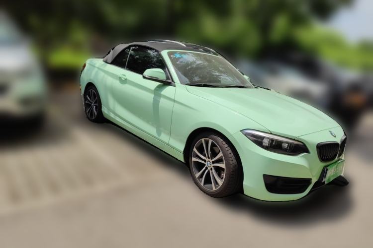 Used BMW 2 Series 2019 225i Convertible Coupe Sports Design Package Front Right 45 Deg