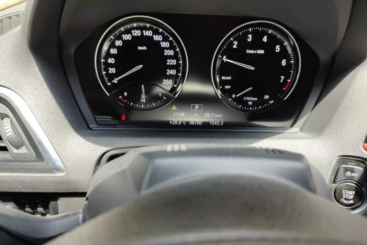 Used BMW 2 Series 2019 225i Convertible Coupe Sports Design Package Odometer Close Up