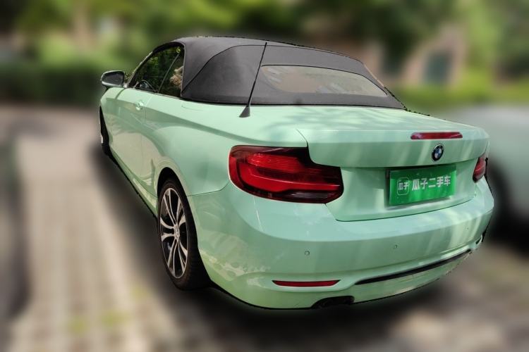 Used BMW 2 Series 2019 225i Convertible Coupe Sports Design Package Rear Left 45 Deg