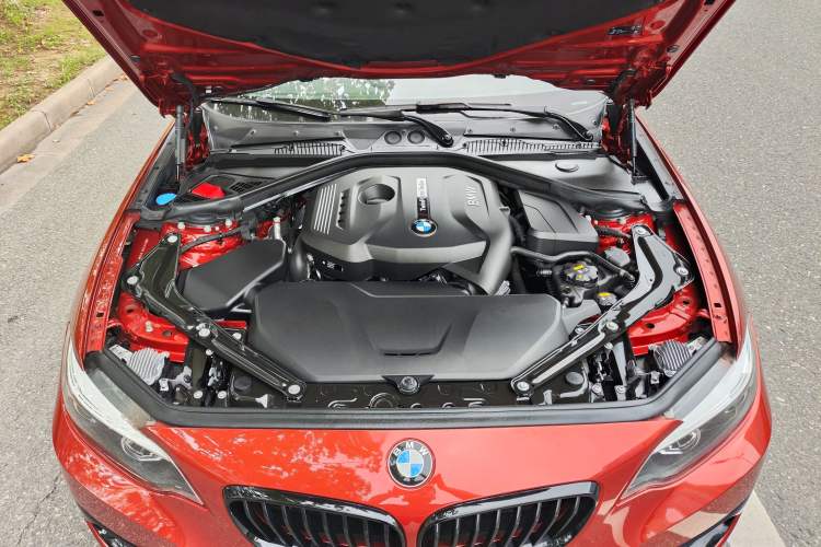 Used BMW 2 Series 2019 225i Convertible Coupe Sports Design Package Engine Bay