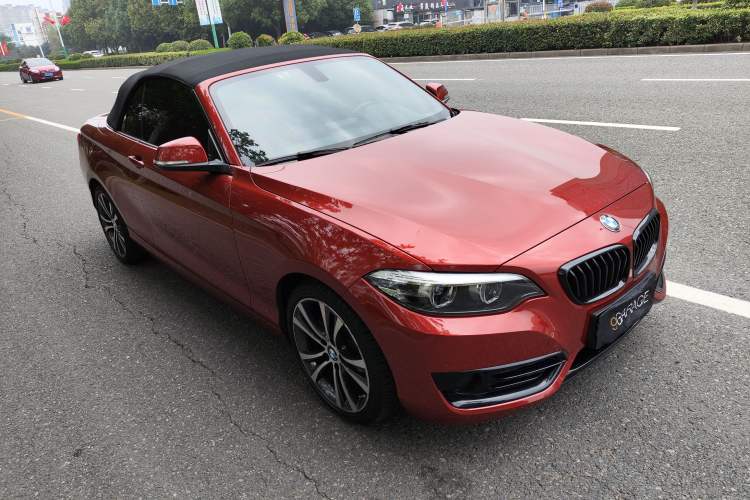 Used BMW 2 Series 2019 225i Convertible Coupe Sports Design Package Front Right 45 Deg