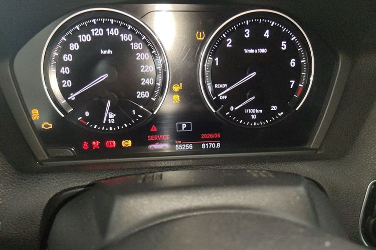 Used BMW 2 Series 2019 225i Convertible Coupe Sports Design Package Odometer Close Up