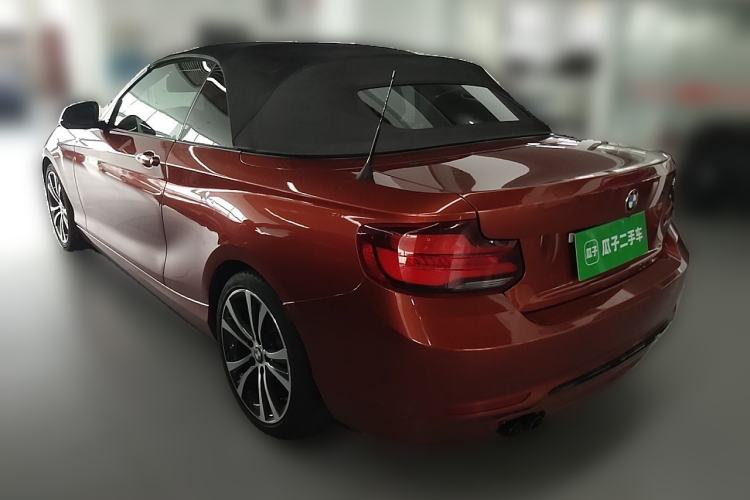 Used BMW 2 Series 2019 225i Convertible Coupe Sports Design Package Rear Left 45 Deg