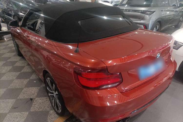 Used BMW 2 Series 2019 225i Convertible Coupe Sports Design Package Rear Left 45 Deg