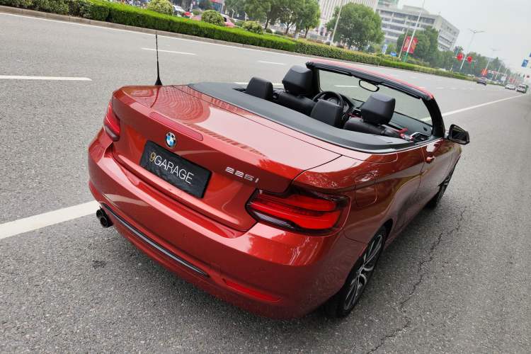 Used BMW 2 Series 2019 225i Convertible Coupe Sports Design Package Rear Right 45 Deg