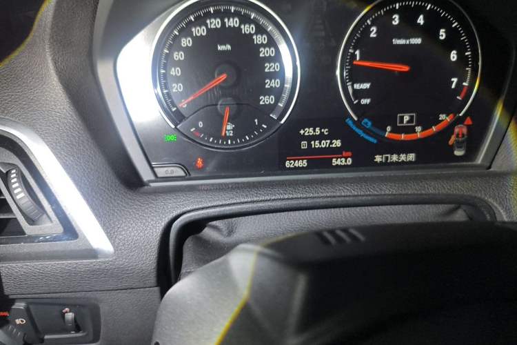 Used BMW 2 Series 2019 225i Convertible Coupe Luxury Edition M Sport Package Odometer Close Up