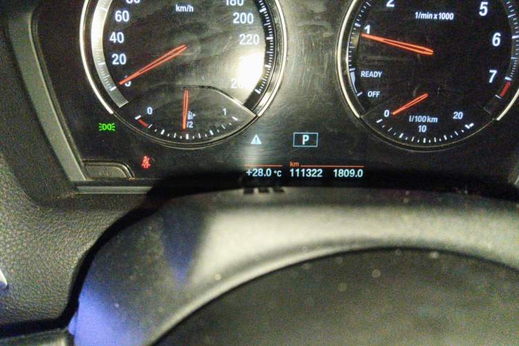 Used BMW 2 Series 2019 225i Convertible Coupe Sports Design Package Odometer Close Up