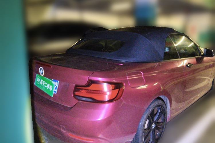 Used BMW 2 Series 2019 225i Convertible Coupe Sports Design Package Rear Right 45 Deg