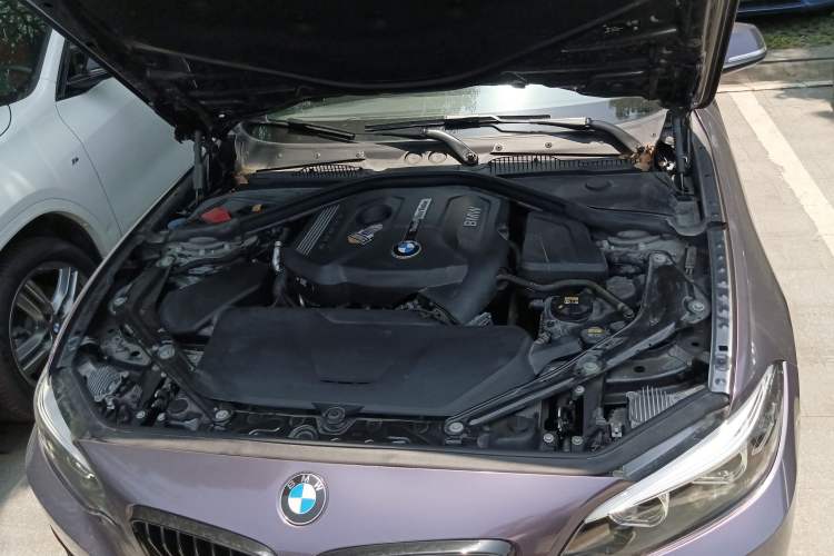Used BMW 2 Series 2019 225i Convertible Coupe Sports Design Package Engine Bay