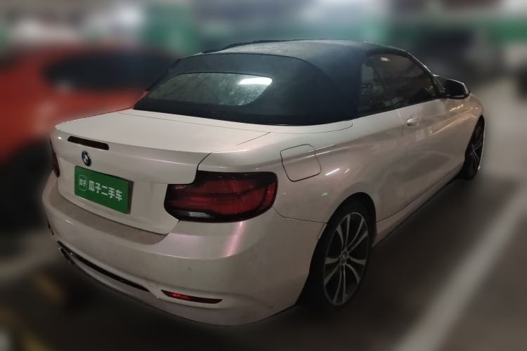 Used BMW 2 Series 2019 225i Convertible Coupe Sports Design Package Rear Right 45 Deg