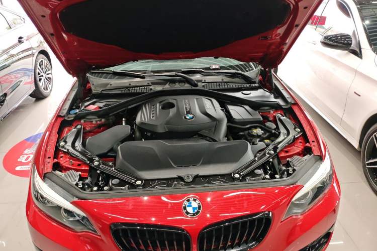 Used BMW 2 Series 2019 225i Convertible Coupe Sports Design Package Engine Bay
