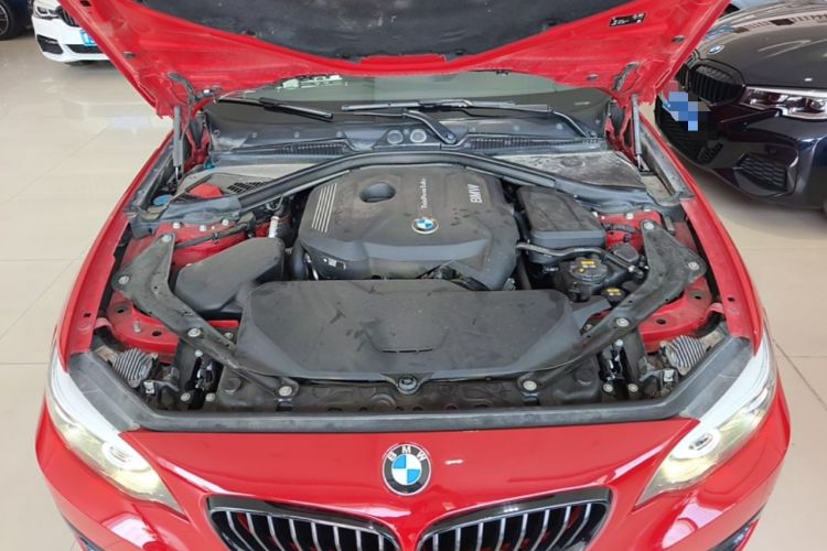 Used BMW 2 Series 2019 225i Convertible Coupe Sports Design Package Engine Bay