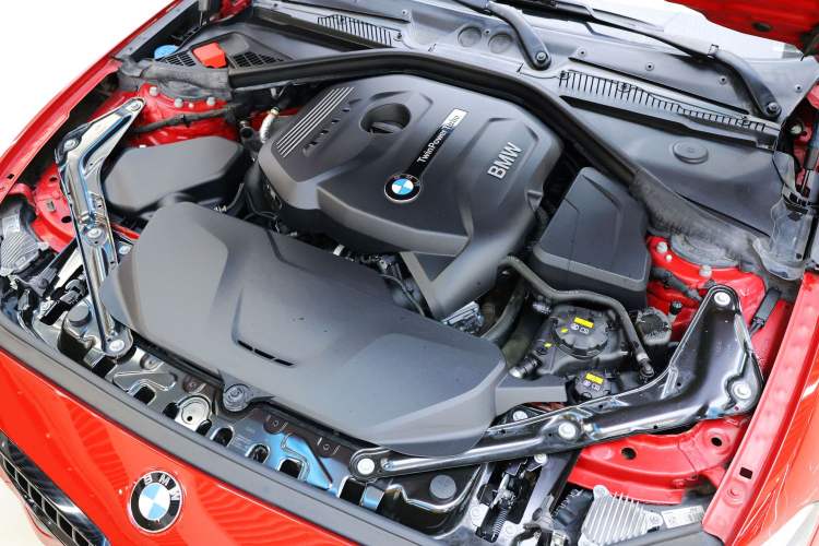 Used BMW 2 Series 2019 225i Convertible Coupe Sports Design Package Engine Bay