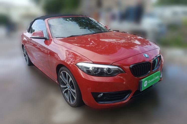 Used BMW 2 Series 2019 225i Convertible Coupe Sports Design Package Front Right 45 Deg