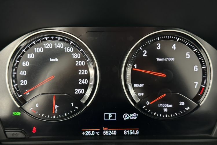 Used BMW 2 Series 2019 225i Convertible Coupe Sports Design Package Odometer Close Up