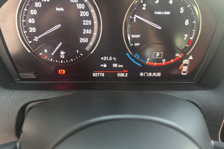 Used BMW 2 Series 2019 225i Luxury Model with M Sport Package Odometer Close Up