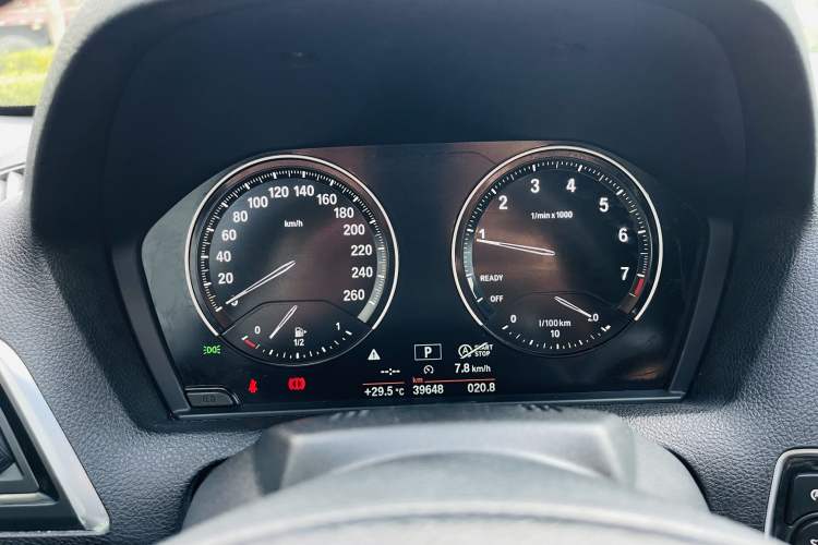 Used BMW 2 Series 2019 225i Convertible Coupe Sports Design Package Odometer Close Up