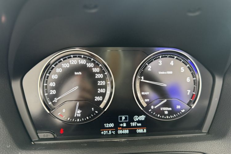 Used BMW 2 Series 2019 225i Convertible Coupe Sports Design Package Odometer Close Up
