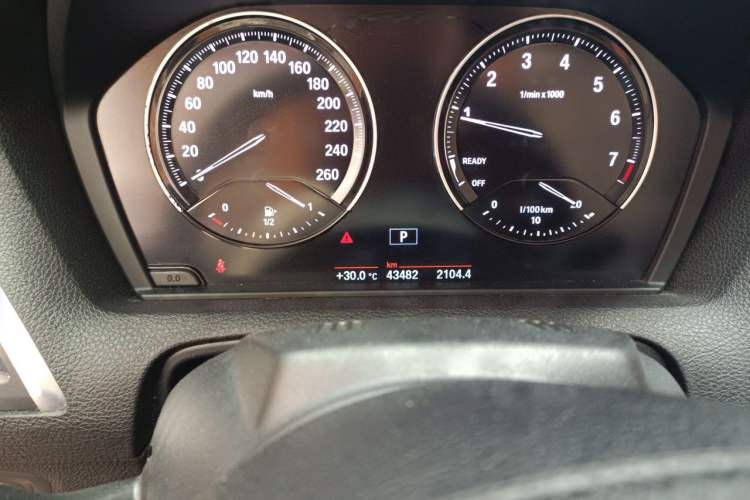 Used BMW 2 Series 2019 225i Convertible Coupe Sports Design Package Odometer Close Up