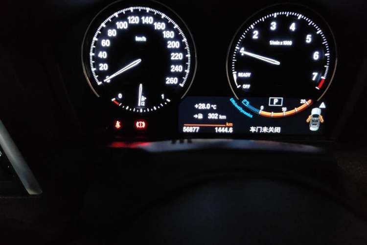 Used BMW 2 Series 2019 225i Convertible Coupe Luxury Edition M Sport Package Odometer Close Up